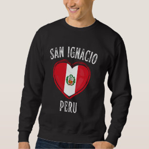 Peru Vlag Hart San Ignacio Stad Trui