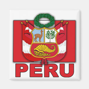 Peru-wapenschild Magneet