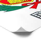 Peru-wapenschild Poster (Hoek)