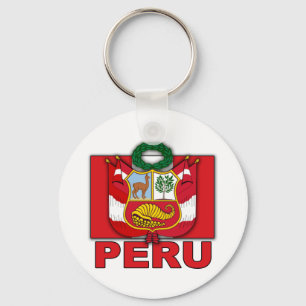 Peru-wapenschild Sleutelhanger