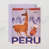  Peru/Zuid-Amerika Briefkaart (Voorkant / Achterkant)