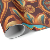 Peruaanse Andes Spirit: Chakana Essence Cadeaupapier (Rol Hoek)