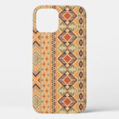 Peruaanse Indiër: Tribal Geometric Naadloos Case-Mate iPhone Case (Achterkant)