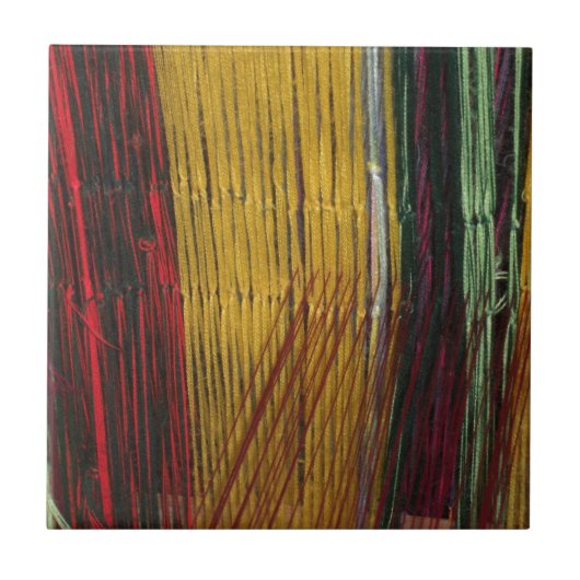 Peruaanse kleuren tegeltje (Voorkant)