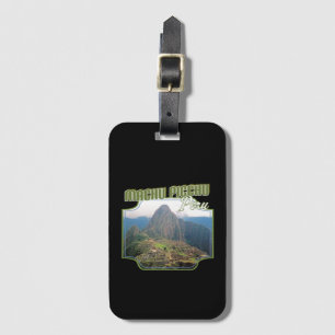 Peruaanse Machu Picchu Ruïnes - Huayna Picchu Bagagelabel
