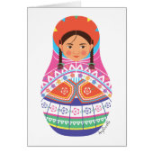 Peruaanse Matryoshka Kaart (Voorkant)