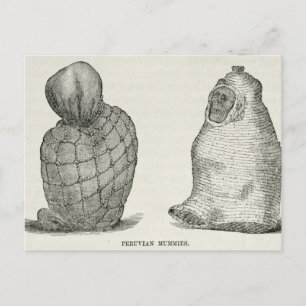 Peruaanse mummies briefkaart
