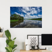 Peruaanse Oerwoud Reflectie Poster (Thuiskantoor)