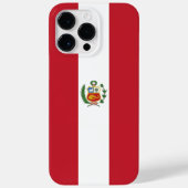 Peruaanse vlag Case-Mate iPhone case (Achterkant)