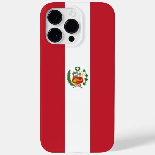 Peruaanse vlag Case-Mate iPhone case (Achterkant)
