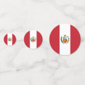 Peruaanse vlag confetti (Voorkanten)