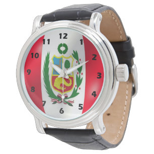 Peruaanse vlag horloge