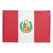 Peruaanse vlag kussensloop (Achterkant)