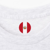 Peruaanse vlag labels (Aangebracht)
