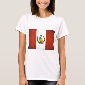 Peruaanse vlag met Emblem T-shirt