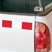 Peruaanse vlag (Peru) Bumpersticker (Op Truck)