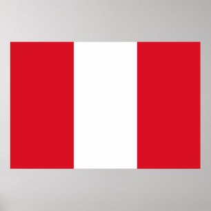 Peruaanse vlag (Peru) Poster