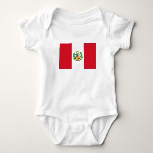 Peruaanse vlag romper (Voorkant)