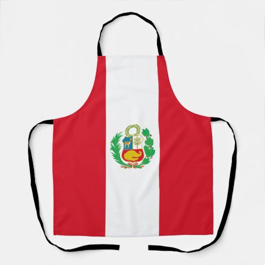 Peruaanse vlag schort (Voorkant)