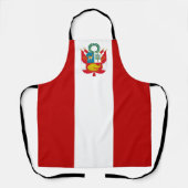 Peruaanse vlag schort (Voorkant)