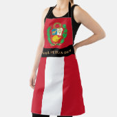 Peruaanse vlag Schort, Peruaanse koks keuken Schort (Insitu)