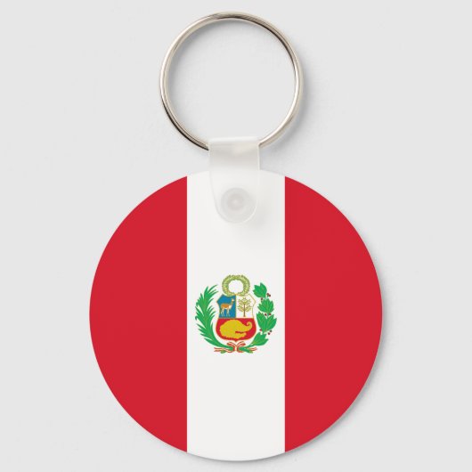 Peruaanse vlag sleutelhanger (Voorkant)