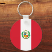 Peruaanse vlag sleutelhanger (Voorkant)