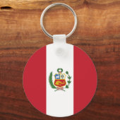 Peruaanse vlag sleutelhanger (Achterkant)