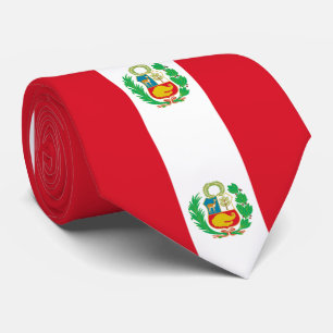 Peruaanse vlag stropdas