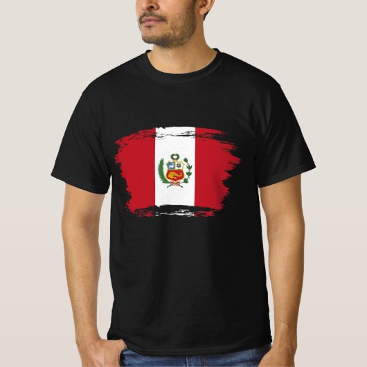 Peruaanse vlag t-shirt (Voorkant)