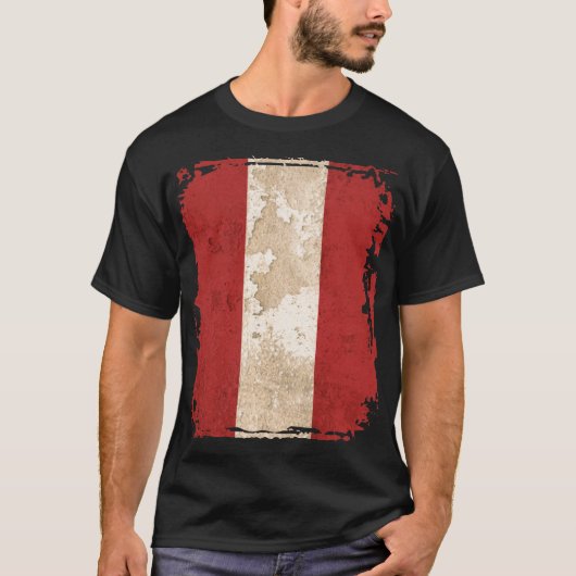 Peruaanse vlag t-shirt (Voorkant)