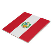 Peruaanse vlag Tile Tegeltje (Zijkant)