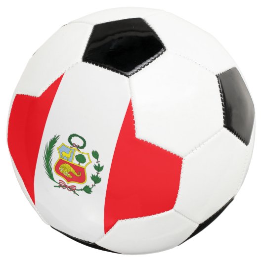 Peruaanse vlag voetbal (Drie kwart)