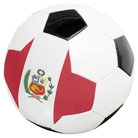 Peruaanse vlag voetbal (Drie kwart)