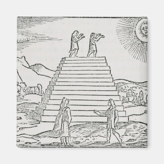 Peruanen die de zon aanbidden' magneet (Voorkant)