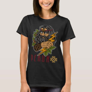 Perun Slavische mythen heidense heer stormachtige T-shirt