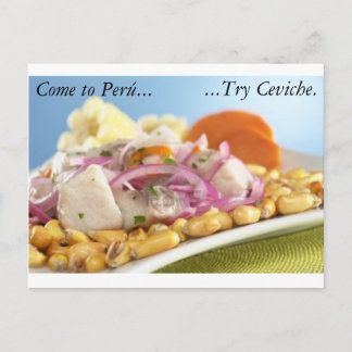 Peruviaans Briefkaart Ceviche