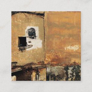 peruviaanse gier - muur vierkante visitekaartje