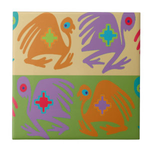 Peruviaanse vogels tegeltje