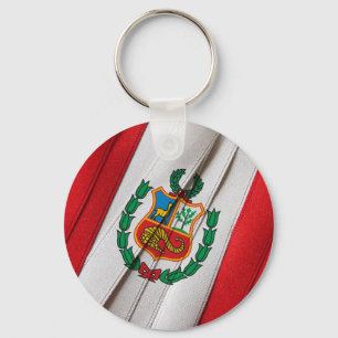 PERUVIAIRE vlag Sleutelhanger