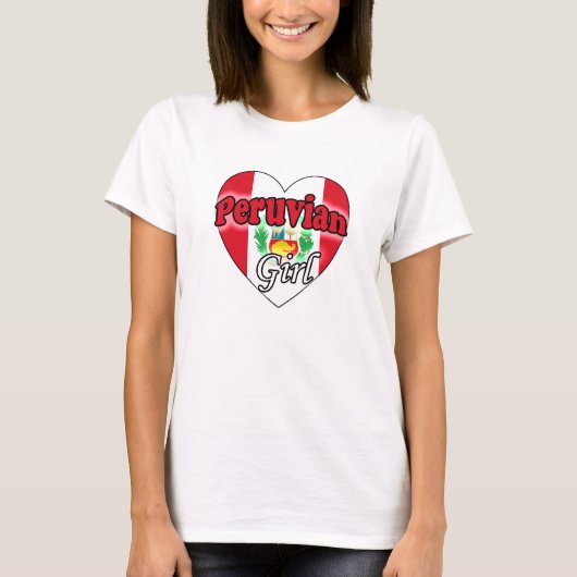 Peruvian Girl T-shirt (Voorkant)