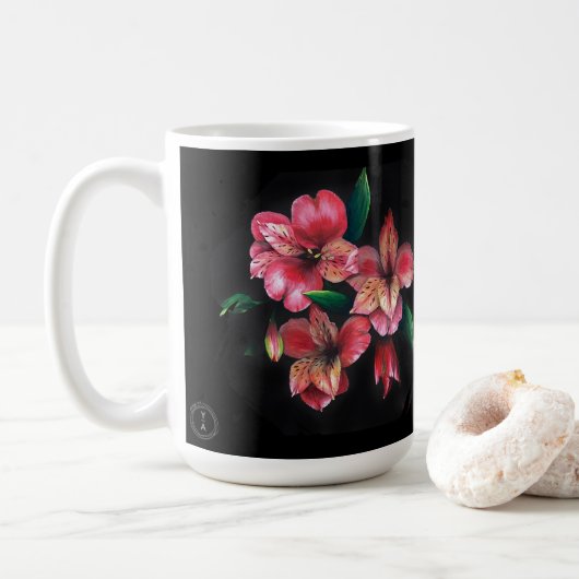 Peruvian Lily Love is the answer love mug (Avec donut)