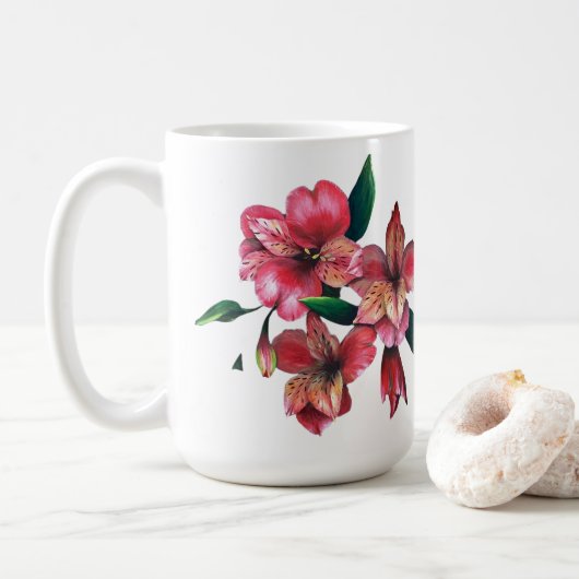 Peruvian Lily Love is the answer love mug (Avec donut)