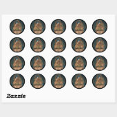 Pervading Spirit Angel Ronde Sticker (Vel)