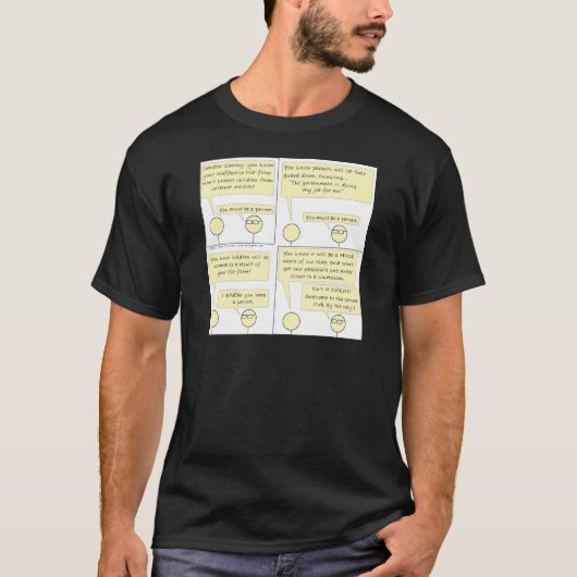 Perverti Conroy ? - T-shirt foncé de base (Devant)