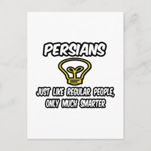 Perzen...gewone mensen, alleen slimmer briefkaart