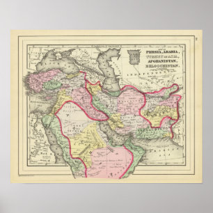 Perzië, Arabië, Turkije, Afghanistan, Beloetsjista Poster