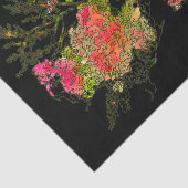 Perzik Abstract Roos Bloemen Decoupage Tissuepapier (Detail)