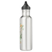 Perzik Bloemen Groene Droom Catcher Vrede Waterfles (Rechts)