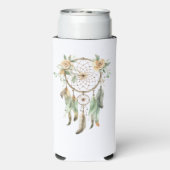 Perzik Bloemen Groene Droomvanger (Seltzer Achterkant)